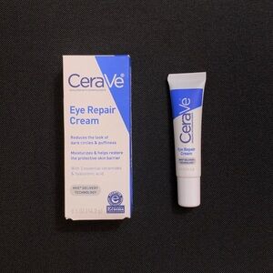CERAVE Eye Repair Cream w/ Skin Identical Ceramides — Full Size .5 oz